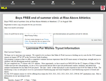 Tablet Screenshot of mylaxct.com
